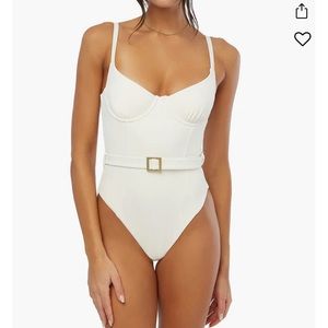 Underwire Crepe Knit One Piece, WEWOREWHAT